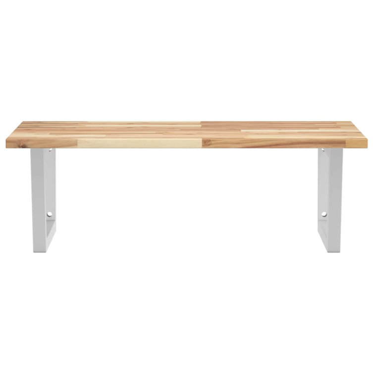 Brayden Studio Brenly 100cm Solid Wood Bathroom Vanity Top Wayfair.co.uk